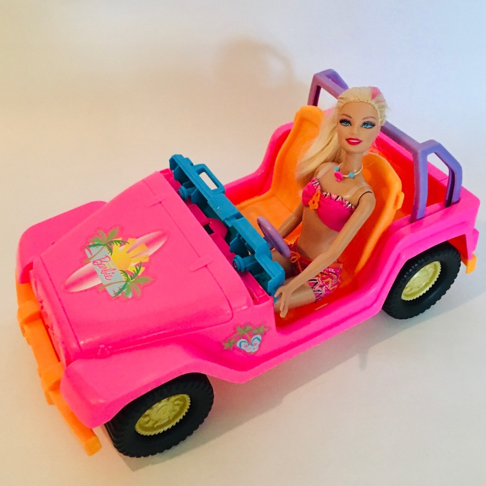 Surf Barbie and Car
